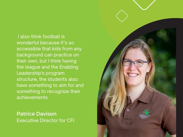 The Director of Children's Future and organisation that work at the grasrrot level and our implementation partner on ground