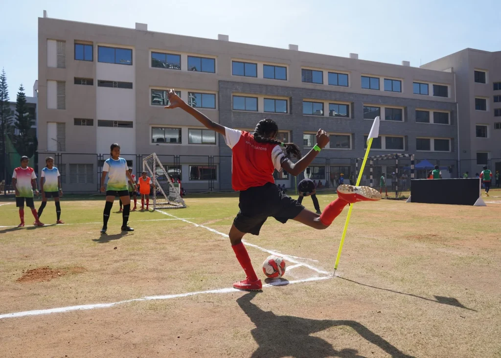 Group of students actively playing sports at ELevate 2024