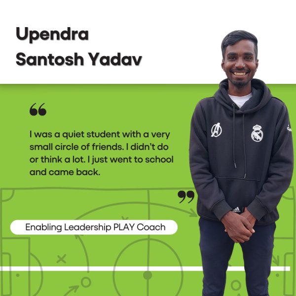 Upendra_Alumni Story A quote from the Article stating Upendra character when he joined the program